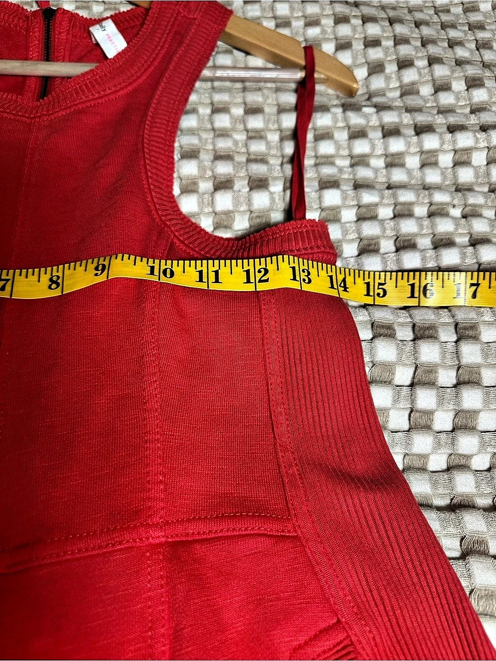 Anthropologie Daily Practice Red Wide Leg Jumpsuit Size XXS - Picture 11 of 12